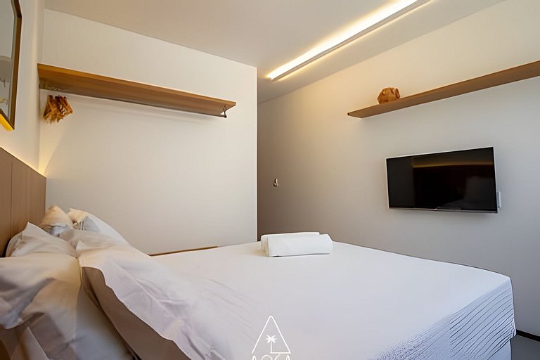 Flat Costa dos Corais by the Sea in Japaratinga