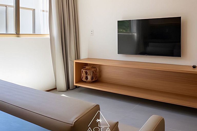 Flat Costa dos Corais by the Sea in Japaratinga