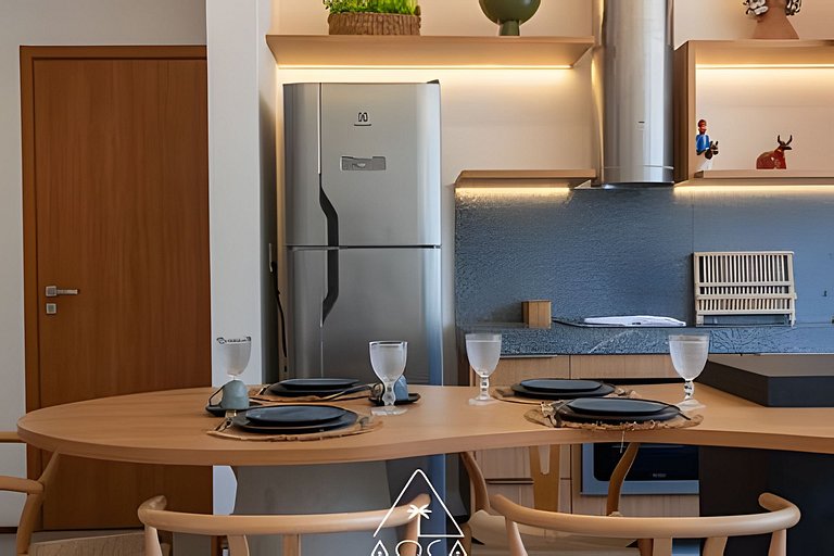 Flat Costa dos Corais by the Sea in Japaratinga