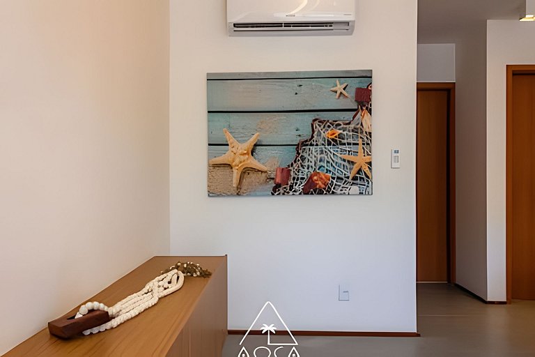 Flat Costa dos Corais by the Sea in Japaratinga