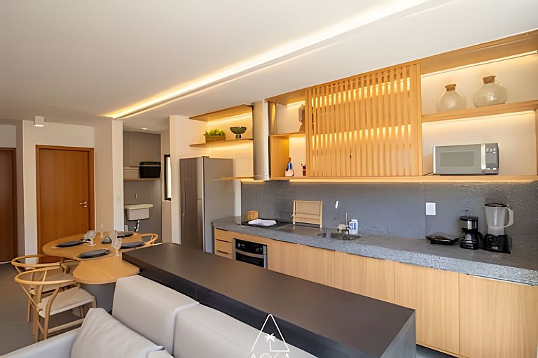 Flat Costa dos Corais by the Sea in Japaratinga