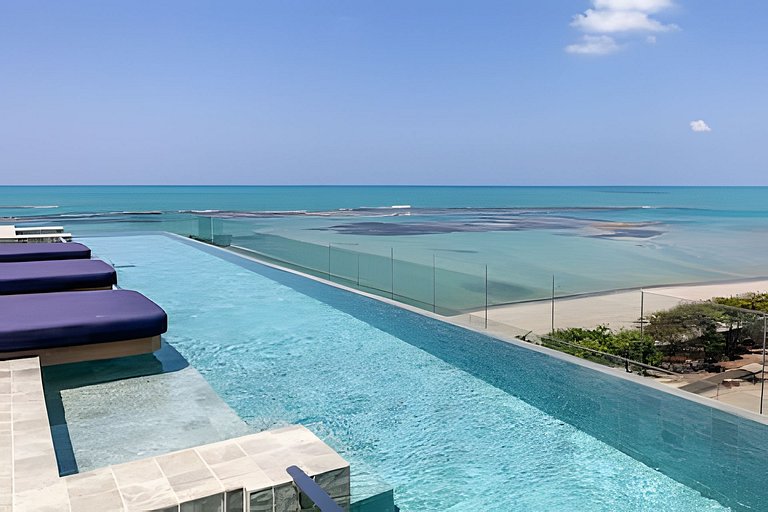 NewTime 809 - Studio de Luxo a Beira-Mar com Vista