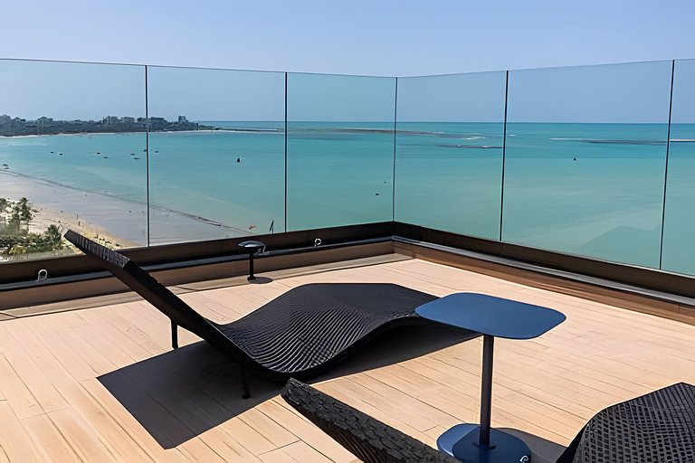 NewTime 809 - Studio de Luxo a Beira-Mar com Vista