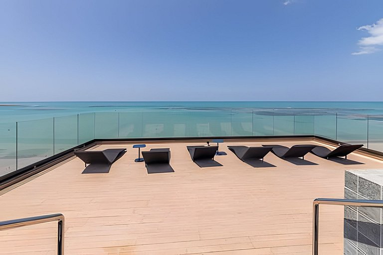 NewTime 809 - Studio de Luxo a Beira-Mar com Vista
