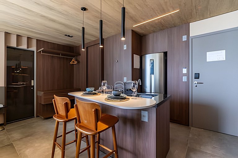 NewTime 809 - Studio de Luxo a Beira-Mar com Vista