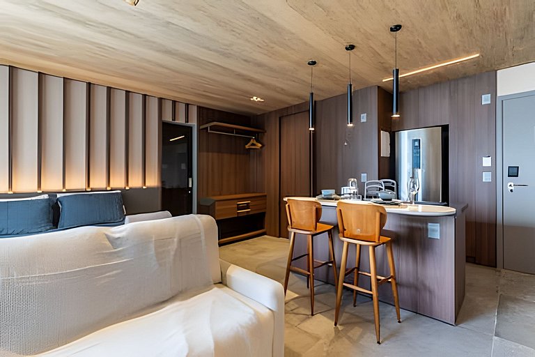 NewTime 809 - Studio de Luxo a Beira-Mar com Vista