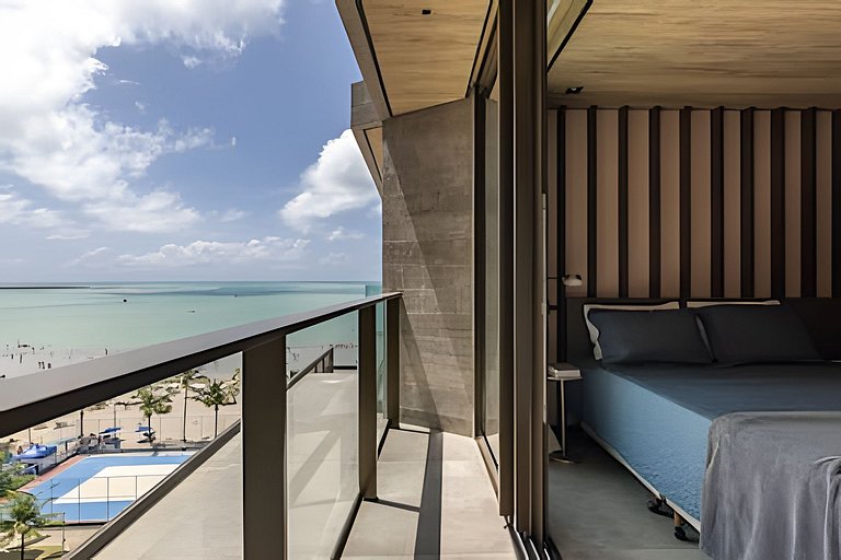 NewTime 809 - Studio de Luxo a Beira-Mar com Vista