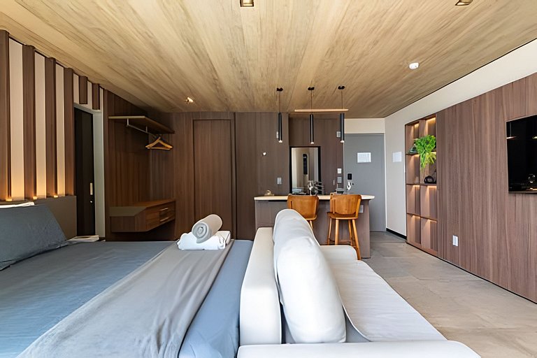 NewTime 809 - Studio de Luxo a Beira-Mar com Vista