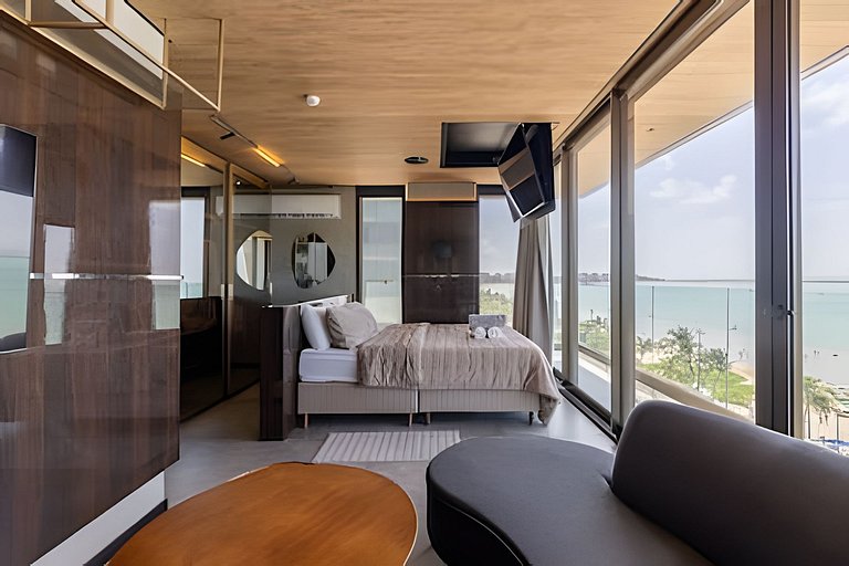 Studio 810, Vista Infinita do Mar em Maceió