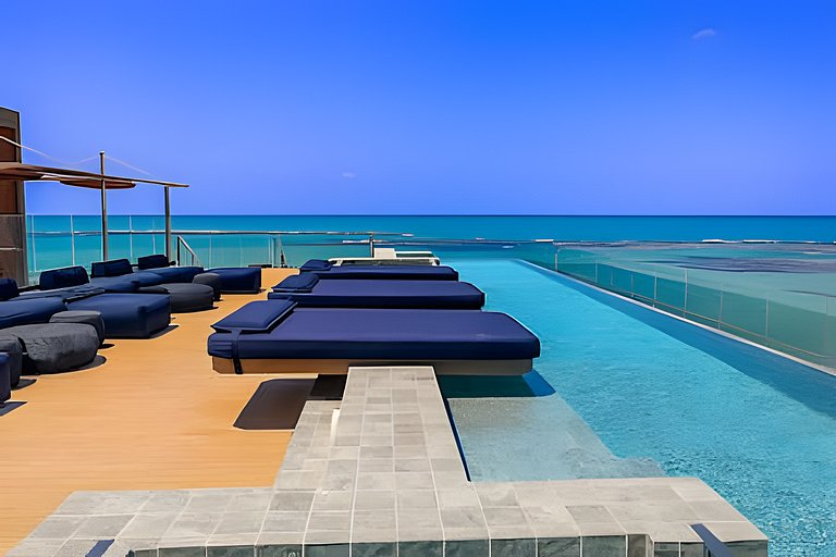 Studio 810, Vista Infinita do Mar em Maceió
