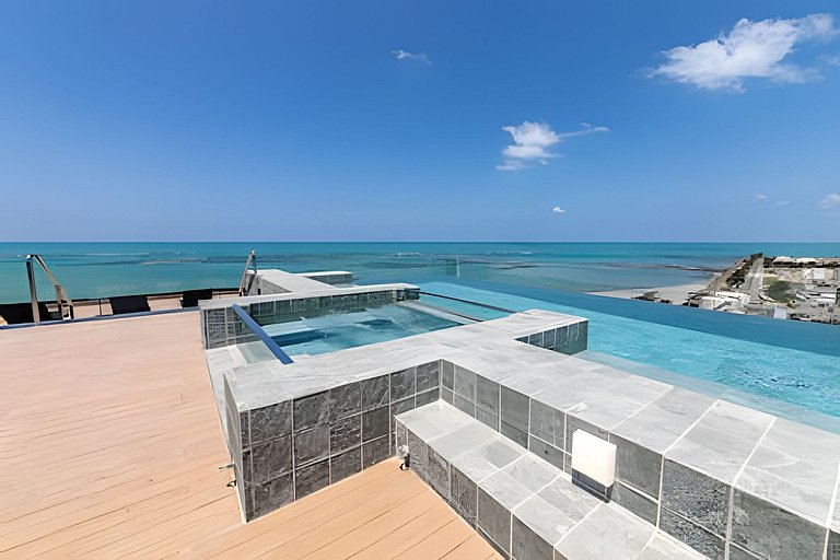 Studio 810, Vista Infinita do Mar em Maceió