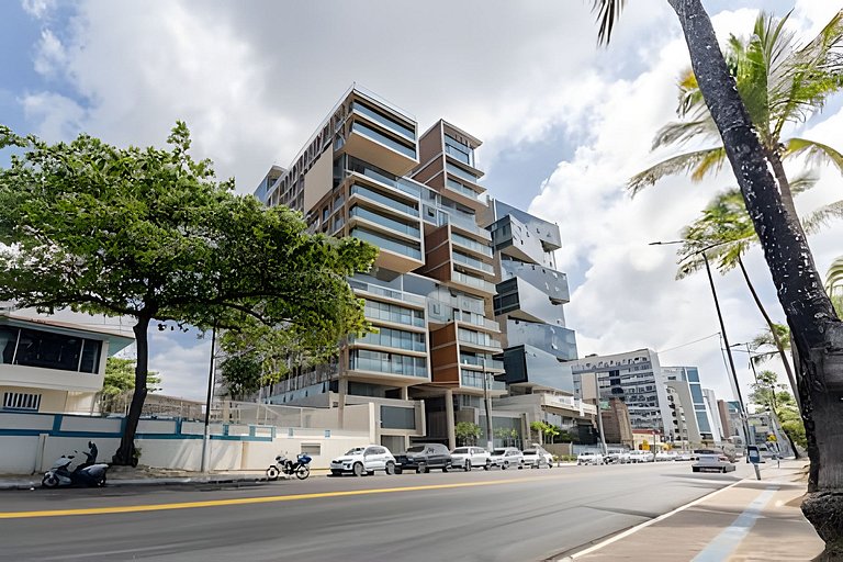 Studio 810, Vista Infinita do Mar em Maceió