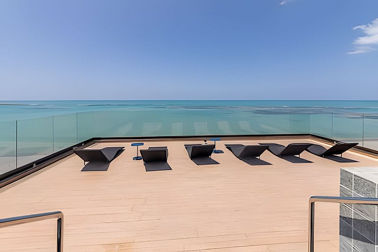 Studio 810, Vista Infinita do Mar em Maceió