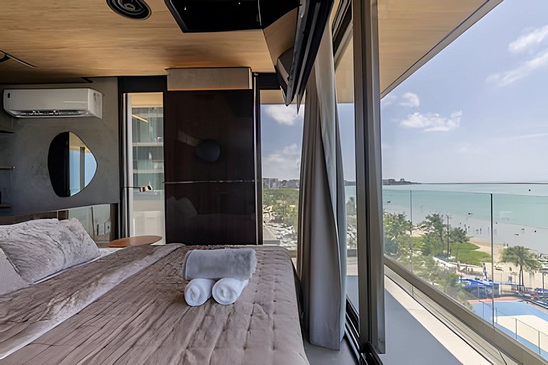 Studio 810, Vista Infinita do Mar em Maceió