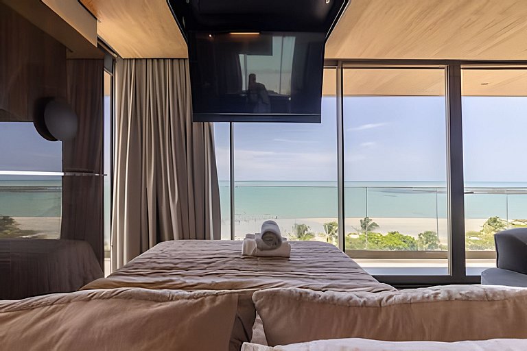 Studio 810, Vista Infinita do Mar em Maceió