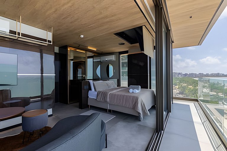 Studio 810, Vista Infinita do Mar em Maceió