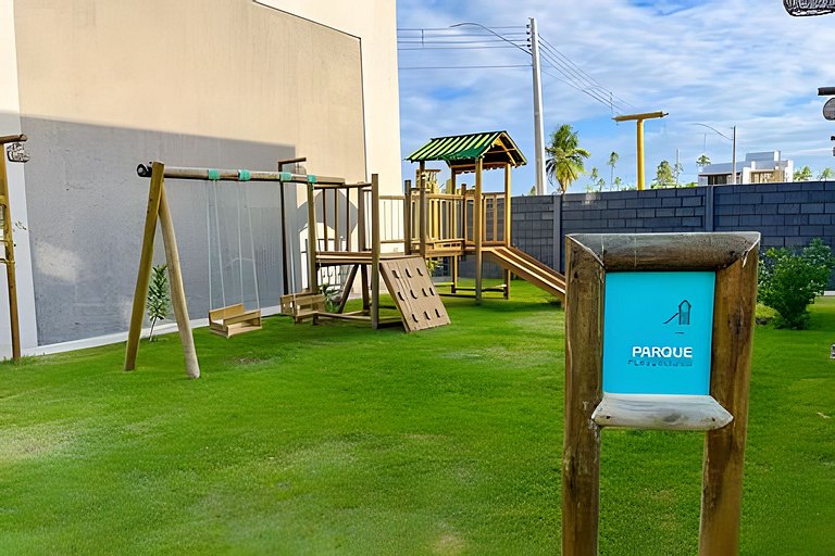 Studio com Vista para Piscina em Condomínio resort