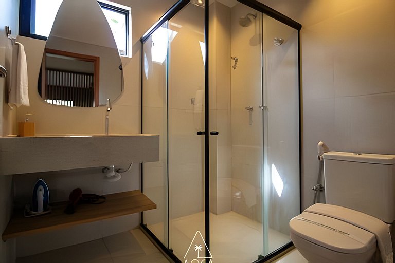 Studio com Vista para Piscina em Condomínio resort