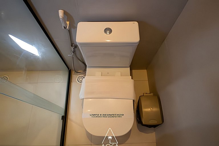 Studio com Vista para Piscina em Condomínio resort