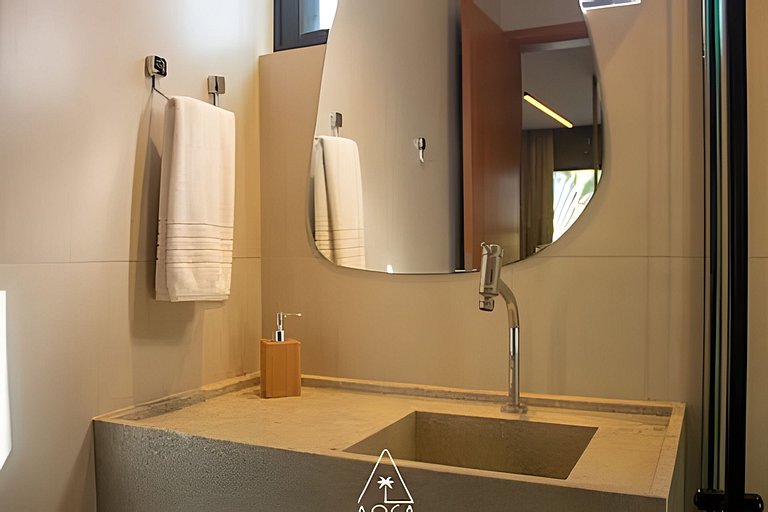 Studio com Vista para Piscina em Condomínio resort