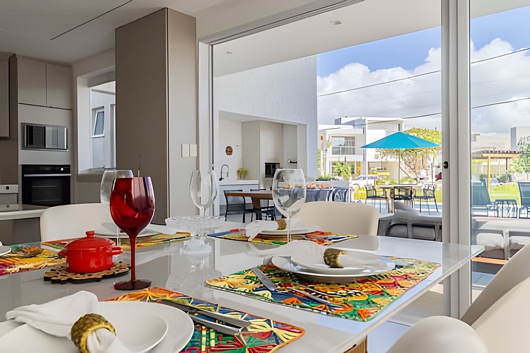 Luxury House in Condominium in Barra de São Miguel