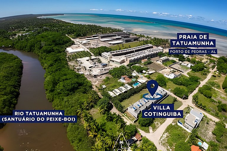 Casa Completa em Tatuamunha com Piscina Privativa