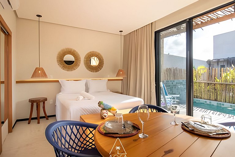 Studio Maracá, Charme e conforto na Praia de Lages