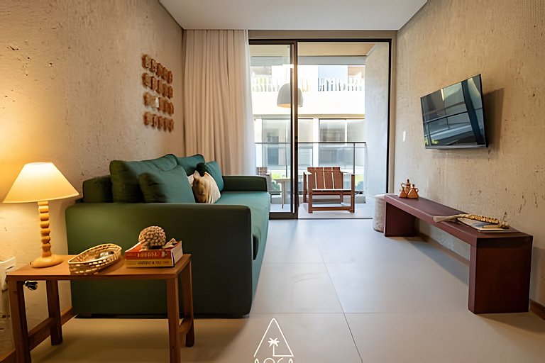 Duplex com piscina na Praia do Marceneiro