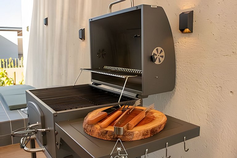 Duplex com piscina na Praia do Marceneiro