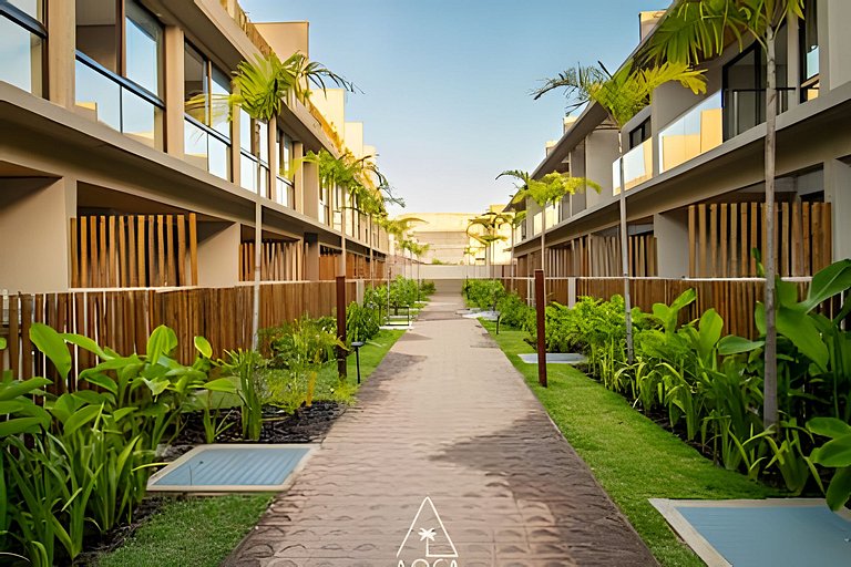 Duplex com piscina na Praia do Marceneiro