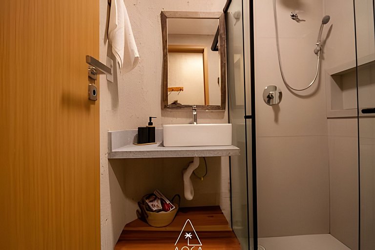 Duplex com piscina na Praia do Marceneiro