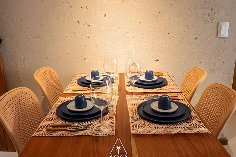 Duplex com piscina na Praia do Marceneiro