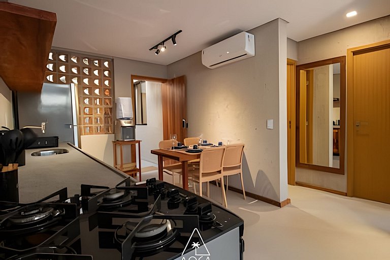 Duplex com piscina na Praia do Marceneiro