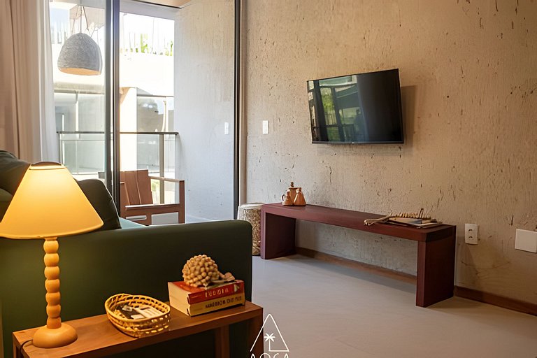 Duplex com piscina na Praia do Marceneiro