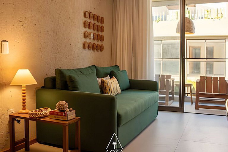 Duplex com piscina na Praia do Marceneiro