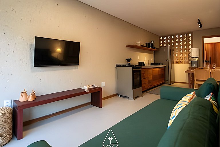 Duplex com piscina na Praia do Marceneiro