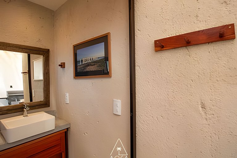 Duplex com piscina na Praia do Marceneiro