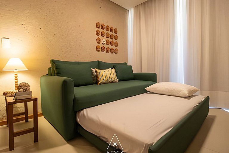 Duplex com piscina na Praia do Marceneiro