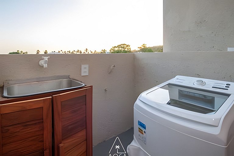 Duplex com piscina na Praia do Marceneiro