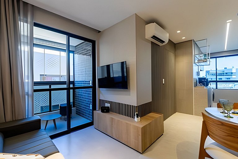 Quarto e Sala Completo na Ponta Verde 50m da Praia