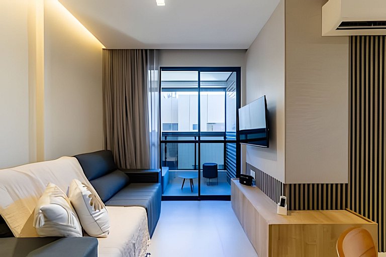 Quarto e Sala Completo na Ponta Verde 50m da Praia