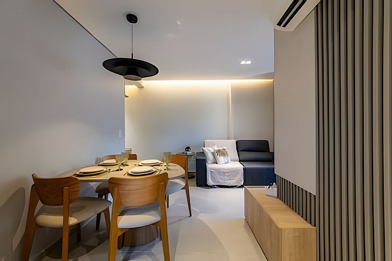 Quarto e Sala Completo na Ponta Verde 50m da Praia