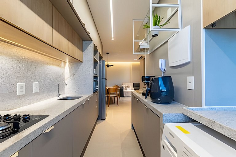 Quarto e Sala Completo na Ponta Verde 50m da Praia