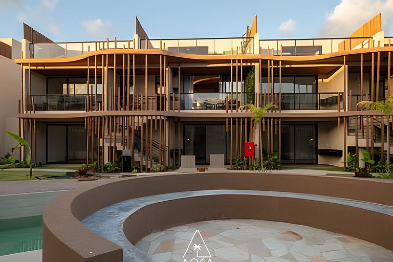Luxo e Conforto no Naay com Vista para a Piscina