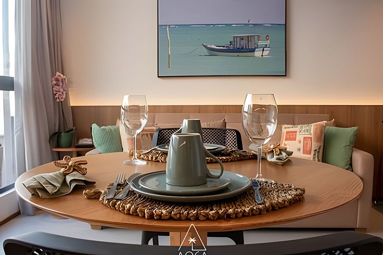 Luxo e Conforto no Naay com Vista para a Piscina