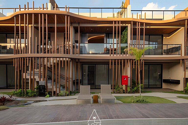 Luxo e Conforto no Naay com Vista para a Piscina