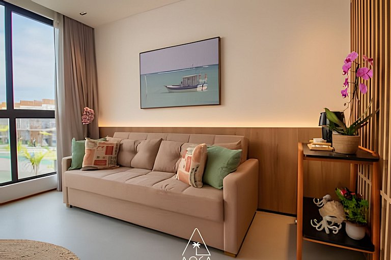 Luxo e Conforto no Naay com Vista para a Piscina