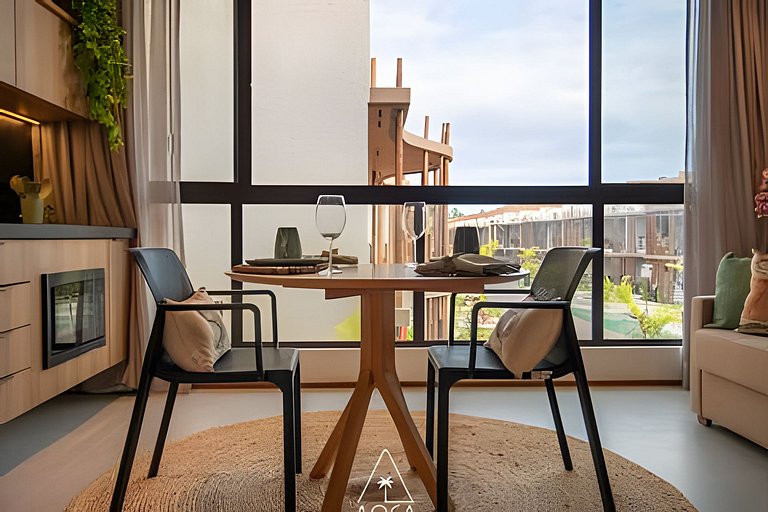 Luxo e Conforto no Naay com Vista para a Piscina