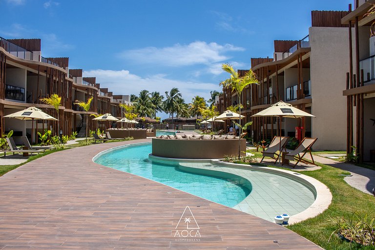 Luxo e Conforto no Naay com Vista para a Piscina
