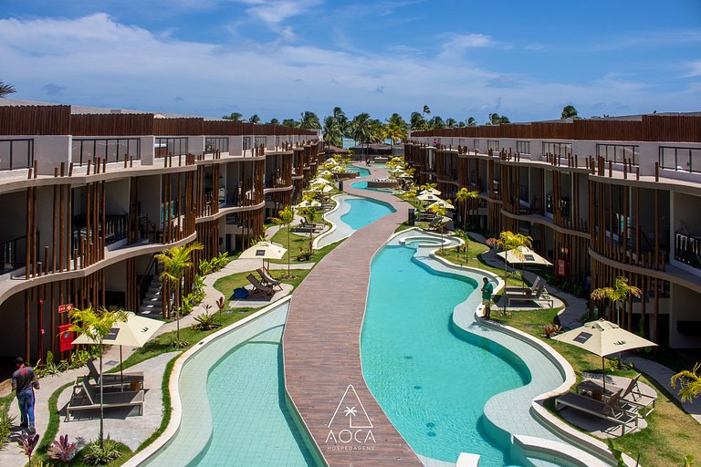 Luxo e Conforto no Naay com Vista para a Piscina